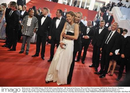 69. Festival de Cannes: The Last Face Filmpremiere 207916 De Rosa-Garcia Starface 2016-05-20 Cannes France 69ème Festival International du Film de Cannes. Redescente du film The Last Face . 69th International Cannes Film Festival. Cast of The Last face movie leaving the screening Theron, Charlize; Exarchopoulos, Adèle  Copyright: xDexRosa-Garciax xStarfacex STAR_207916_010