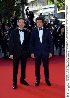69. Festival de Cannes: Elle Filmpremiere 69th Cannes Film Festival 2016, Red Carpet film Elle . Pictured: Gad Elmaleh, Kev Adams  SimonexComi Cannes