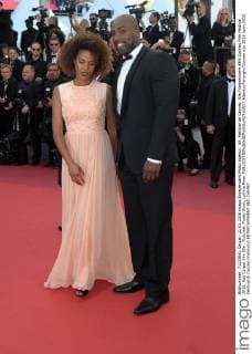 69. Festival de Cannes: Elle Filmpremiere 69th Cannes Film Festival 2016, Red Carpet film Elle . Pictured: Teddy Riner, Luthna Riner  AlbertoxTerenghi Cannes