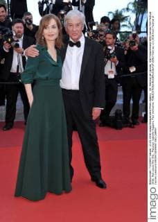 69. Festival de Cannes: Elle Filmpremiere 69th Cannes Film Festival 2016, Red carpet film Elle . Pictured: Isabelle Huppert, Paul Verhoeven  Cannes