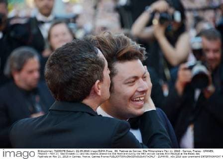 69. Festival de Cannes: Elle Filmpremiere May 11, 2016 - Cannes, France - CANNES, FRANCE - MAY 21: Gad Elmaleh (L) and Kev Adams attend the Elle Premiere during the 69th annual Cannes Film Festival at the Palais des Festivals on May 21, 2016 in Cannes, France. Cannes France - ZUMAi09_