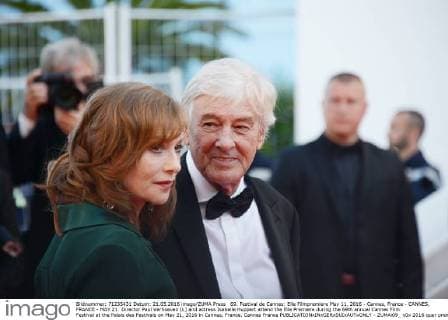 69. Festival de Cannes: Elle Filmpremiere May 11, 2016 - Cannes, France - CANNES, FRANCE - MAY 21: Director Paul Verhoeven (L) and actress Isabelle Huppert attend the Elle Premiere during the 69th annual Cannes Film Festival at the Palais des Festivals on May 21, 2016 in Cannes, France. Cannes France - ZUMAi09_