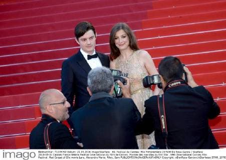 69. Festival de Cannes: Elle Filmpremiere 207936 De Rosa-Garcia Starface 2016-05-21 Cannes France 69ème Festival International du Film de Cannes. Montée des marches du film Elle . 69th International Cannes Film Festival. Red Carpet of Elle movie Lara, Alexandra Maria; Riley, Sam  Copyright: xDexRosa-Garciax xStarfacex STAR_207936_040