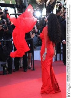 69. Festival de Cannes: Elle Filmpremiere Sonia Braga arrives on the red carpet before the screening of the film Elle at the 69th annual Cannes International Film Festival in Cannes, France on May 21, 2016.  CAN20160521830 DAVIDxSILPA