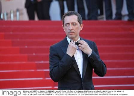 69. Festival de Cannes: Elle Filmpremiere Gad Elmaleh arrives on the red carpet before the screening of the film Elle at the 69th annual Cannes International Film Festival in Cannes, France on May 21, 2016.  CAN20160521814 DAVIDxSILPA
