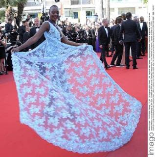 69. Festival de Cannes: Elle Filmpremiere A festival attendee arrives on the red carpet before the screening of the film Elle at the 69th annual Cannes International Film Festival in Cannes, France on May 21, 2016.  CAN20160521822 DAVIDxSILPA