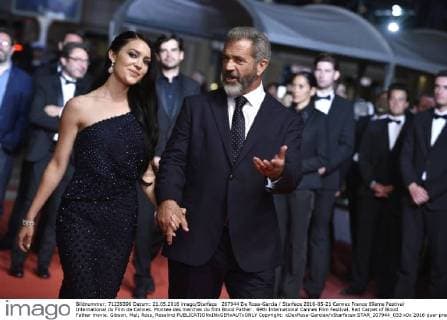 207944 De Rosa-Garcia Starface 2016-05-21 Cannes France 69eme Festival International du Film de Cannes. Montee des marches du film Blood Father . 69th International Cannes Film Festival. Red Carpet of Blood Father movie. Gibson, Mel; Ross, Rosalind  Copyright: xDexRosa-Garciax xStarfacex STAR_207944_033