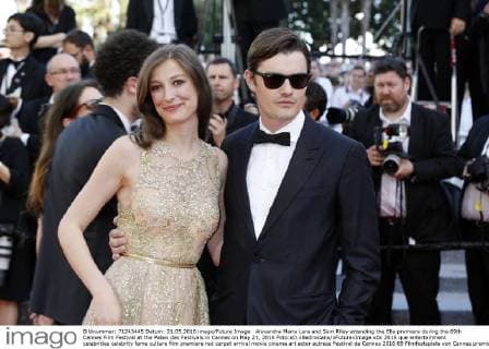 Alexandra Maria Lara and Sam Riley attending the Elle premiere during the 69th Cannes Film Festival at the Palais des Festivals in Cannes on May 21, 2016 Foto:xD.xBedrosianx xFuturexImage
