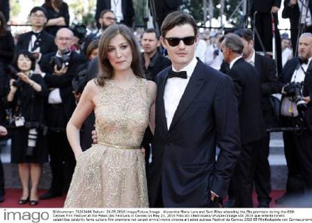 Alexandra Maria Lara and Sam Riley attending the Elle premiere during the 69th Cannes Film Festival at the Palais des Festivals in Cannes on May 21, 2016 Foto:xD.xBedrosianx xFuturexImage