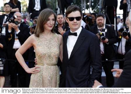Alexandra Maria Lara and Sam Riley attending the Elle premiere during the 69th Cannes Film Festival at the Palais des Festivals in Cannes on May 21, 2016 Foto:xD.xBedrosianx xFuturexImage