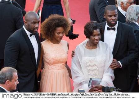 Luthna Lors, Teddy Riner, Marie Pierre Riner, Moise Riner - 69. Internationales Filmfestival Cannes, Premiere - Elle - 21 05 2016 Viktor Panoramic 