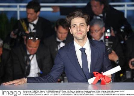 69. Festival de Cannes: Preisverleihung Xavier Dolan arrives at the award photo call after receiving the Grand Prix prize for the film It s Only the End of the World during the 69th annual Cannes International Film Festival in Cannes, France on May 22, 2016.  CAN20160522754 DAVIDxSILPA