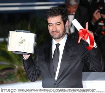 69. Festival de Cannes - Shahab Hosseini bester Schauspieler Shahab Hosseini arrives at the award photo call after receiving the Best Actor prize for the film Forushande (The Salesman) during the 69th annual Cannes International Film Festival in Cannes, France on May 22, 2016.  CAN20160522766 DAVIDxSILPA