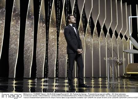 69. Festival de Cannes - Preisverleihung Laurent Lafitte - 69. Internationales Filmfestival Cannes, Preisverleihung - 22 05 2016 LoicThebaud Panoramic 