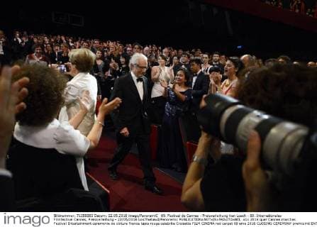69. Festival de Cannes - Preisverleihung Ken Loach - 69. Internationales Filmfestival Cannes, Preisverleihung - 22 05 2016 LoicThebaud Panoramic 