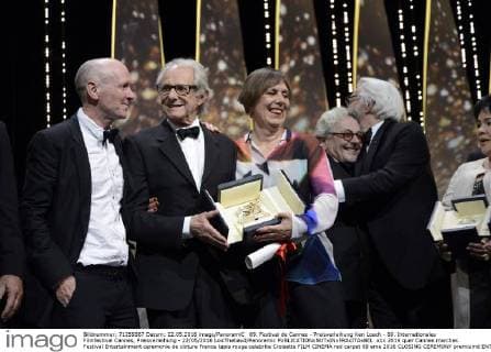 69. Festival de Cannes - Preisverleihung Ken Loach - 69. Internationales Filmfestival Cannes, Preisverleihung - 22 05 2016 LoicThebaud Panoramic 