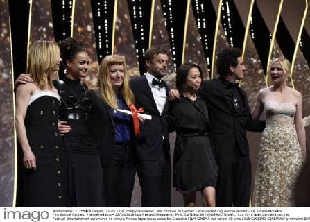 69. Festival de Cannes - Preisverleihung Andrea Arnold - 69. Internationales Filmfestival Cannes, Preisverleihung - 22 05 2016 LoicThebaud Panoramic 