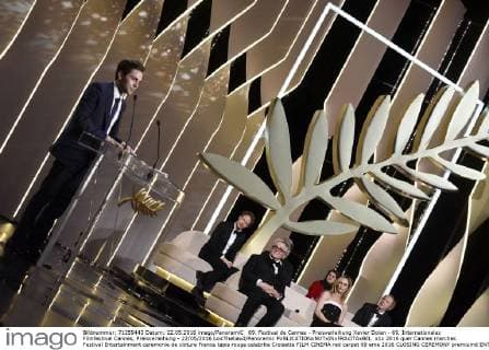69. Festival de Cannes - Preisverleihung Xavier Dolan - 69. Internationales Filmfestival Cannes, Preisverleihung - 22 05 2016 LoicThebaud Panoramic 