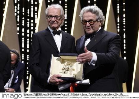 69. Festival de Cannes - Preisverleihung Ken Loach, George Miller - 69. Internationales Filmfestival Cannes, Preisverleihung - 22 05 2016 LoicThebaud Panoramic 