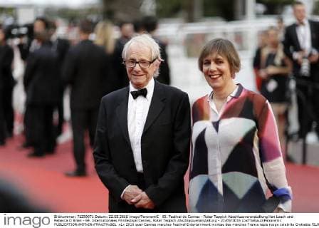 69. Festival de Cannes - Roter Teppich Abschlussveranstaltung Ken Loach and Rebecca O Brien - 69. Internationales Filmfestival Cannes, Roter Teppich Abschlussveranstaltung - 22 05 2016 LoicThebaud Panoramic 