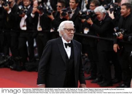 69. Festival de Cannes - Roter Teppich Abschlussveranstaltung Donald Sutherland - 69. Internationales Filmfestival Cannes, Roter Teppich Abschlussveranstaltung - 22 05 2016 LoicThebaud Panoramic 