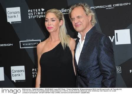 5 Jahre Deutscher Schauspielerpreis 2016 Uwe Ochsenknecht mit Freundin Kiki Viebrock Ankunft zu 5 jahre Deutscher Schauspielerpreis in Berlin, 20.05.2016