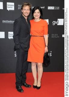 5 Jahre Deutscher Schauspielerpreis 2016 Jasmin Tabatabai mit ihrem Lebensgefaehrten Andreas Pietschmann Ankunft zu 5 jahre Deutscher Schauspielerpreis in Berlin, 20.05.2016