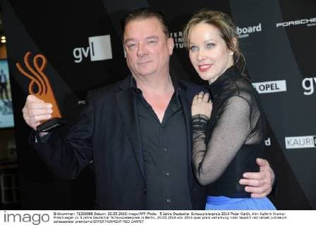5 Jahre Deutscher Schauspielerpreis 2016 Peter Kurth, Ann-Kathrin Kramer Preistraeger zu 5 jahre Deutscher Schauspielerpreis in Berlin, 20.05.2016