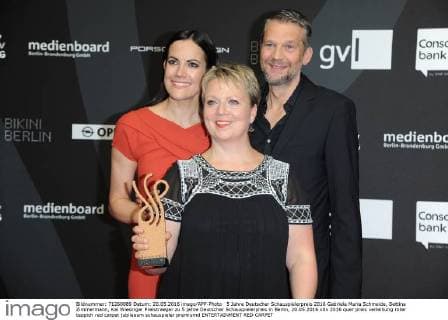 5 Jahre Deutscher Schauspielerpreis 2016 Gabriela Maria Schmeide, Bettina Zimmermann, Kai Wiesinger Preistraeger zu 5 jahre Deutscher Schauspielerpreis in Berlin, 20.05.2016