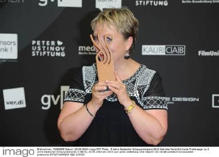 5 Jahre Deutscher Schauspielerpreis 2016 Gabriela Maria Schmeide Preistraeger zu 5 jahre Deutscher Schauspielerpreis in Berlin, 20.05.2016