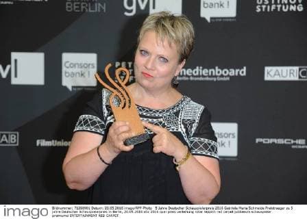 5 Jahre Deutscher Schauspielerpreis 2016 Gabriela Maria Schmeide Preistraeger zu 5 jahre Deutscher Schauspielerpreis in Berlin, 20.05.2016