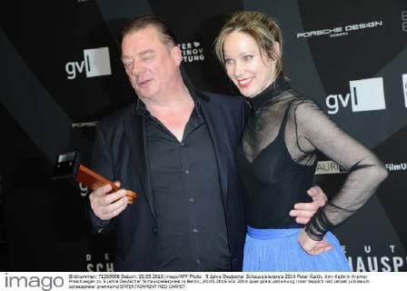 5 Jahre Deutscher Schauspielerpreis 2016 Peter Kurth, Ann-Kathrin Kramer Preistraeger zu 5 jahre Deutscher Schauspielerpreis in Berlin, 20.05.2016
