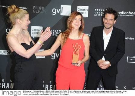 5 Jahre Deutscher Schauspielerpreis 2016 Lara Lackmann, Claudia Eisinger, Oliver Mommsen Preistraeger zu 5 jahre Deutscher Schauspielerpreis in Berlin, 20.05.2016