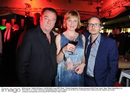 5 Jahre Deutscher Schauspielerpreis 2016 Peter Kurth, Gast, Milan Pechel Party im Bikini Berlin zu 5 jahre Deutscher Schauspielerpreis 2016 in Berlin, 20.05.2016