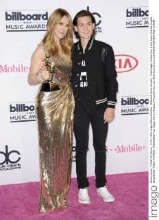 Billboard Music Awards - Preisträger Celine Dion & son Rene-Charles Angelil BILLBOARD MUSIC AWARDS: PRESSROOM Las Vegas Patrick Rideaux PicturePerfect
