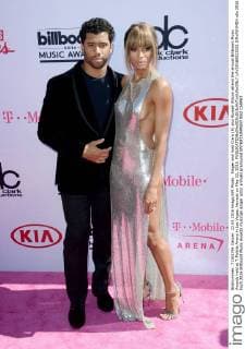 Singer and host Ciara (R) and Russell Wilson attend the annual Billboard Music Awards held at T-Mobile Arena in Las Vegas, Nevada on May 22, 2016.  LAV20160522021 JIMxRUYMEN