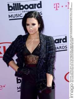 Singer Demi Lovato attends the annual Billboard Music Awards held at T-Mobile Arena in Las Vegas, Nevada on May 22, 2016.  LAV20160522056 JIMxRUYMEN