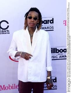 Singer Wiz Khalifa attends the annual Billboard Music Awards held at T-Mobile Arena in Las Vegas, Nevada on May 22, 2016.  LAV20160522173 JIMxRUYMEN