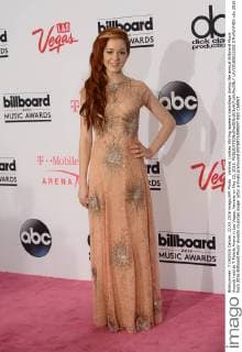 Violinist Lindsey Stirling appears backstage during the annual Billboard Music Awards held at T-Mobile Arena in Las Vegas, Nevada on May 22, 2016.  LAV20160522282 JIMxRUYMEN