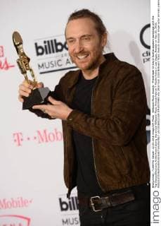 Billboard Music Awards - Preisträger DJ David Guetta appears backstage with the Top Dance Electronic Artist Award during the annual Billboard Music Awards held at T-Mobile Arena in Las Vegas, Nevada on May 22, 2016.  LAV20160522324 JIMxRUYMEN