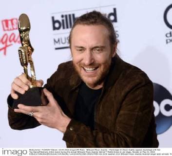 Billboard Music Awards - Preisträger DJ David Guetta appears backstage with the Top Dance Electronic Artist Award during the annual Billboard Music Awards held at T-Mobile Arena in Las Vegas, Nevada on May 22, 2016.  LAV20160522908 JIMxRUYMEN
