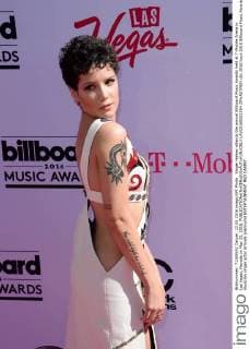 Singer Halsey attends the annual Billboard Music Awards held at T-Mobile Arena in Las Vegas, Nevada on May 22, 2016.  LAV20160522394 JIMxRUYMEN