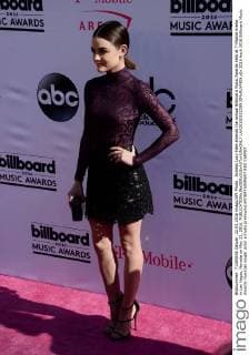 Actress Lucy Hale attends the annual Billboard Music Awards held at T-Mobile Arena in Las Vegas, Nevada on May 22, 2016.  LAV20160522399 JIMxRUYMEN