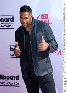 TV personality Michael Strahan attends the annual Billboard Music Awards held at T-Mobile Arena in Las Vegas, Nevada on May 22, 2016.  LAV20160522404 JIMxRUYMEN