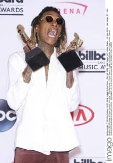 May 22, 2016 - Las Vegas, NV, United States - 22 May 2016 - Las Vegas, NV - Wiz Khalifa. 2016 Billboard Music Awards from the T-Mobile Arena - Photo Room. Credit: mjt AdMedia Las Vegas United States - ZUMAa123