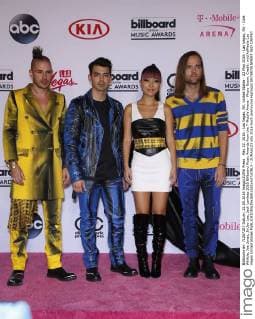 May 22, 2016 - Las Vegas, NV, United States - 22 May 2016 - Las Vegas, NV - Cole Whittle, Joe Jonas, JinJoo Lee, Jack Lawless 2016 Billboard Music Awards from the T-Mobile Arena - Photo Room. Credit: mjt AdMedia Las Vegas United States - ZUMAa123