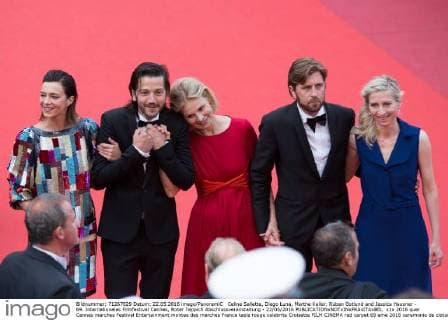 Celine Sallette, Diego Luna, Marthe Keller, Ruban Ostlund and Jessica Hausner - 69. Internationales Filmfestival Cannes, Roter Teppich Abschlussveranstaltung - 22 05 2016 