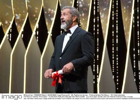 69. Festival de Cannes - Preisverleihung Mel Gibson - 69. Internationales Filmfestival Cannes, Preisträger - 22 05 2016 