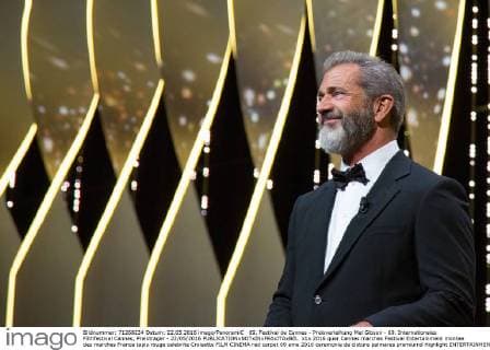69. Festival de Cannes - Preisverleihung Mel Gibson - 69. Internationales Filmfestival Cannes, Preisträger - 22 05 2016 