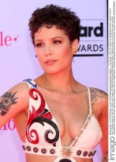 LAS VEGAS - MAY 22: Halsey at the Billboard Music Awards 2016 at the T-Mobile Arena on May 22, 2016 in Las Vegas, NV  KathyxHutchins